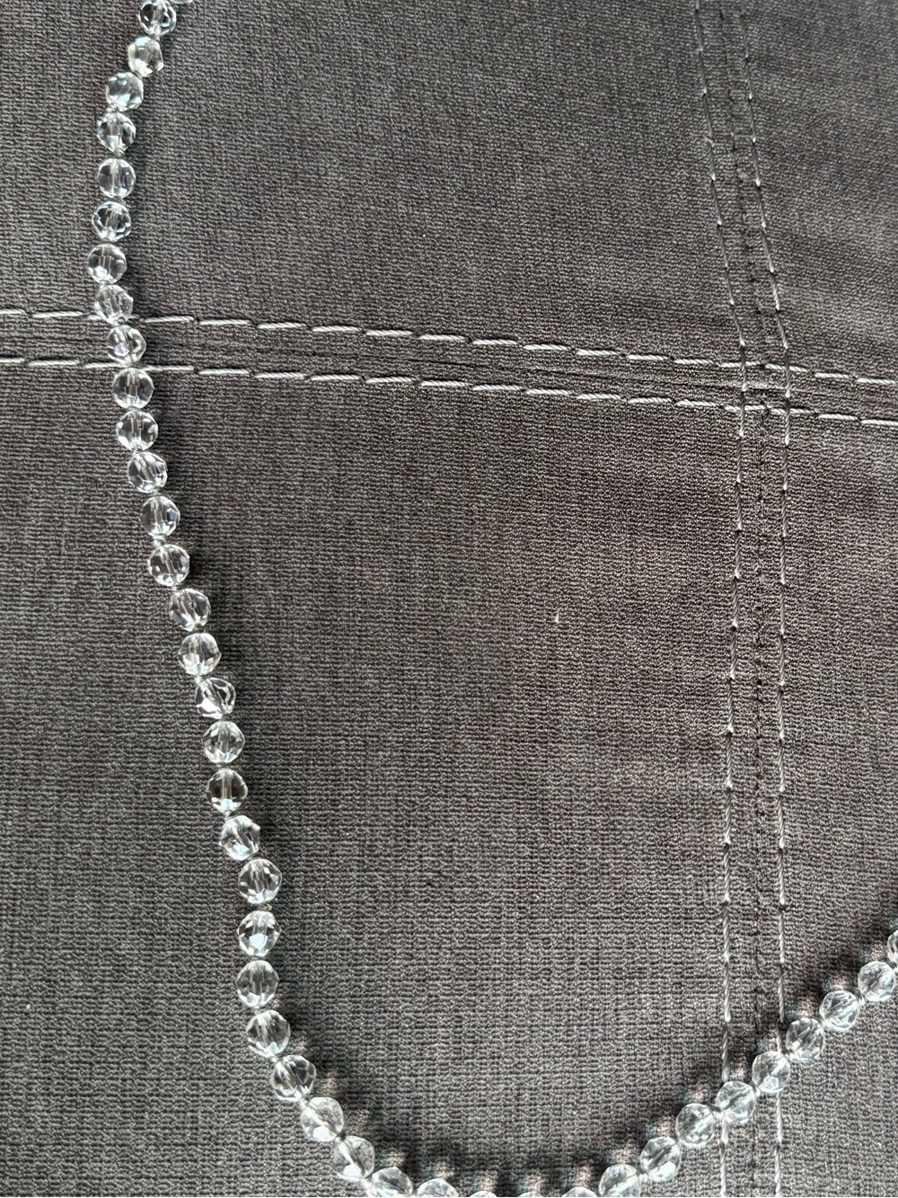 Crystal beaded necklace - Picture 6 of 8